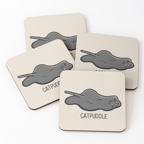 Item preview, CATPUDDLE Funny cat as a puddle Digital Illustration designed and sold by AlmightyClaire.
