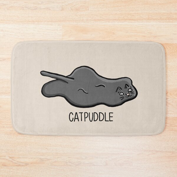 Item preview, CATPUDDLE Funny cat as a puddle Digital Illustration designed and sold by AlmightyClaire.
