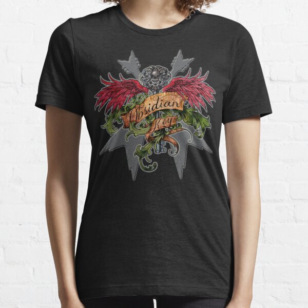 Obsidian Key - Winged Key, Skull and V shaped guitars - Progressive Rock Metal Music Essential T-Shirt