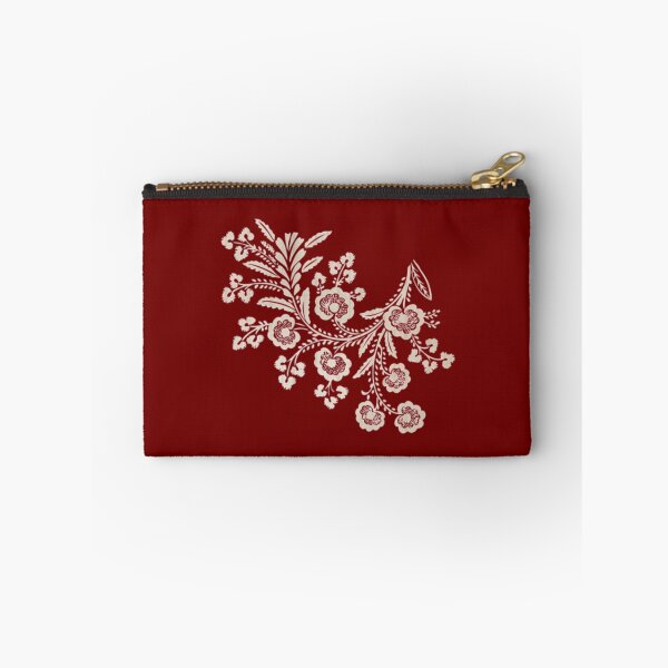 Item preview, Flower lace on dark red designed and sold by Ninaeva.