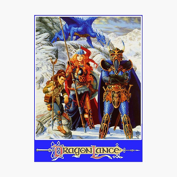 Item preview, Advanced Dungeons and Dragons, Dragons of WInter Night DragonLance designed and sold by DorksnDinguses.