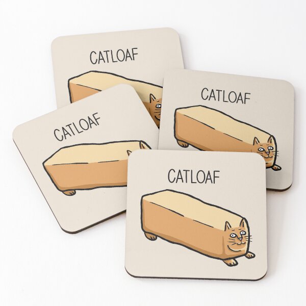 Item preview, Catloaf, Cat Bread Loaf Funny Cat Lover Digital Illustration designed and sold by AlmightyClaire.
