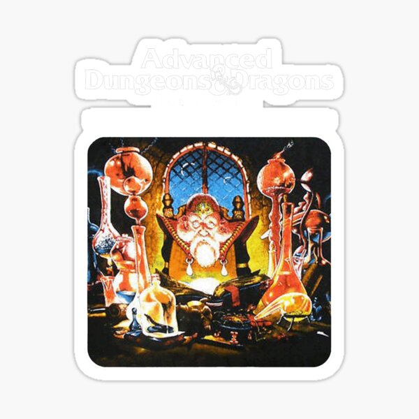 Item preview, Dungeons & Dragons Wizard artwork designed and sold by DorksnDinguses.