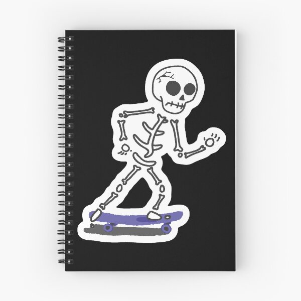 Item preview, Esqueleto de Skateboarding Rad But Sad designed and sold by NonBinaryFinery.