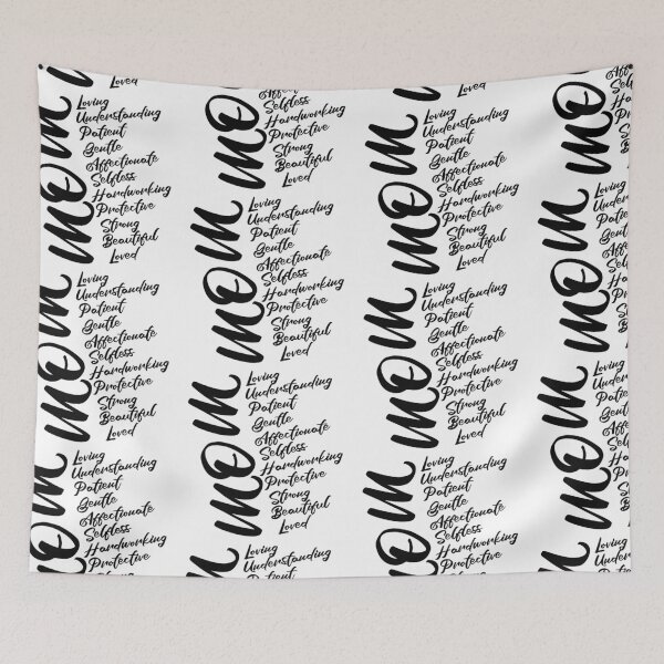 Item preview, Black Mom Subway Art, Mom Quote,  Mom Typography Mother's Day  designed and sold by ShutterKapan.