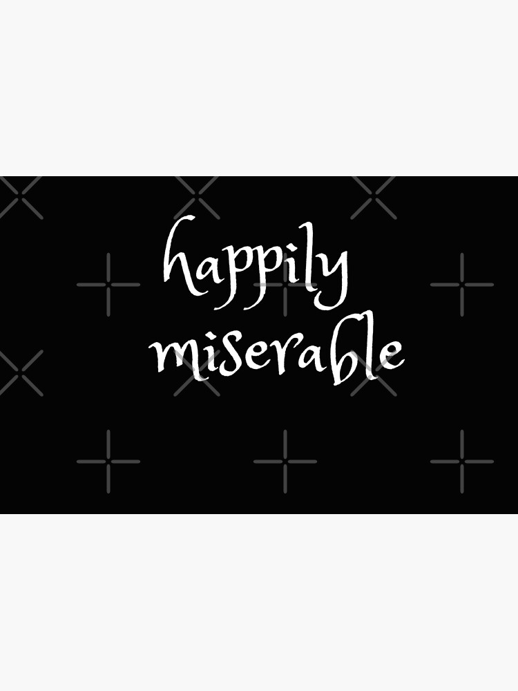 Disover Happily Miserable Julian Laptop Sleeve
