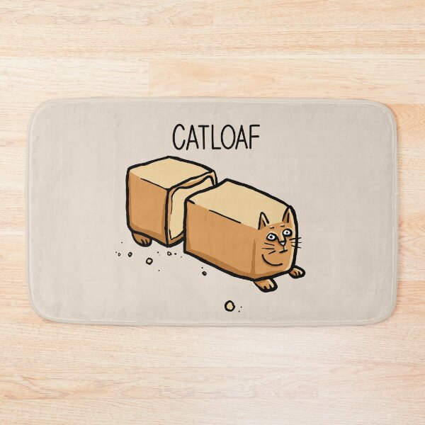 Item preview, Sliced Catloaf, Cat Bread Loaf Funny Cat Lover Digital Illustration designed and sold by AlmightyClaire.