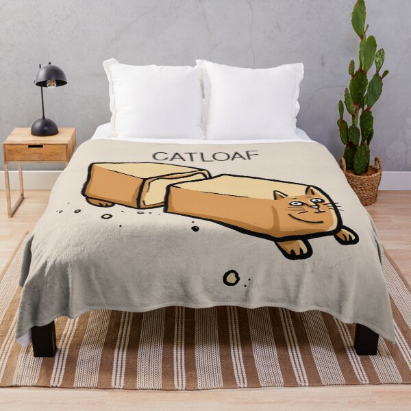 Item preview, Sliced Catloaf, Cat Bread Loaf Funny Cat Lover Digital Illustration designed and sold by AlmightyClaire.