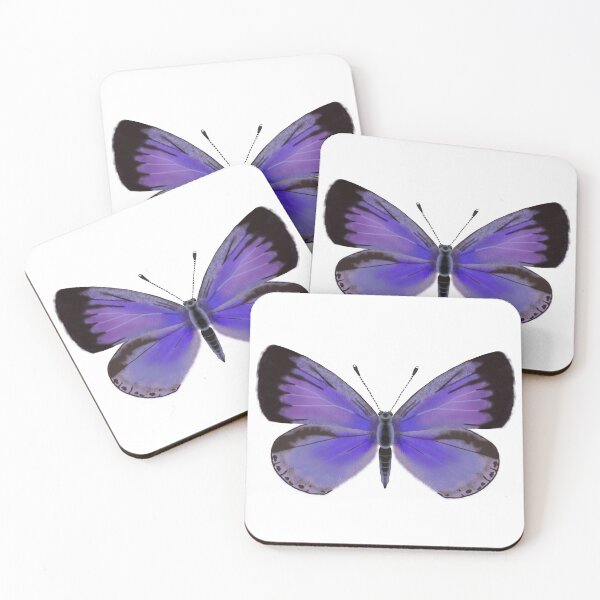 Item preview, Silver Violet Holly Blue Butterfly designed and sold by KirstyNadineArt.