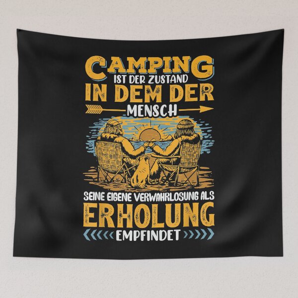 Item preview, Herren Camper Spruch Camping Ist Der Zustand Ruhestand Campingplatz designed and sold by Borhala23234.