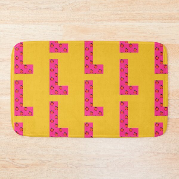 Item preview, Letter L in pink color with apple pattern designed and sold by VrajStudio.