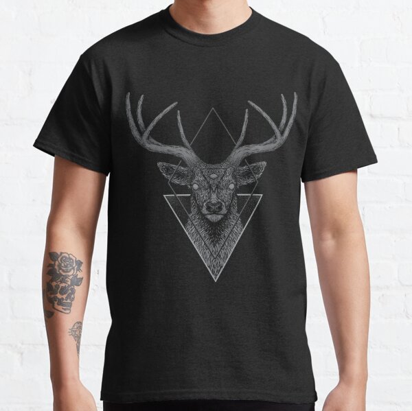 Cerf noir T-shirt classique