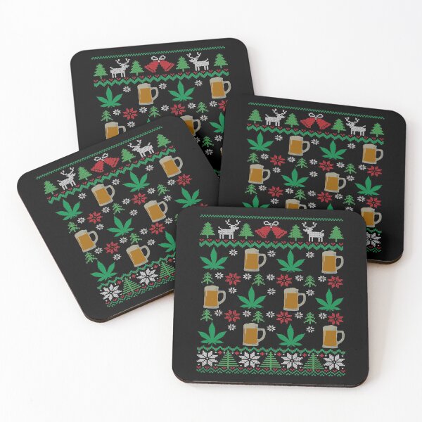 Item preview, Cannabis Beer Weed And Marijuana Smoker Ugly Christmas designed and sold by mackpatsy.