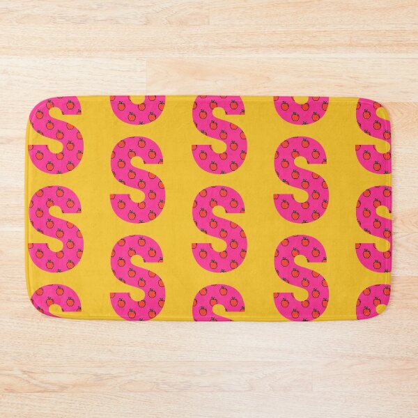 Item preview, Letter S in pink color with apple pattern designed and sold by VrajStudio.