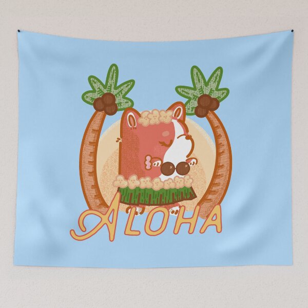 Item preview, Aloha Corgi designed and sold by fluffymafi.