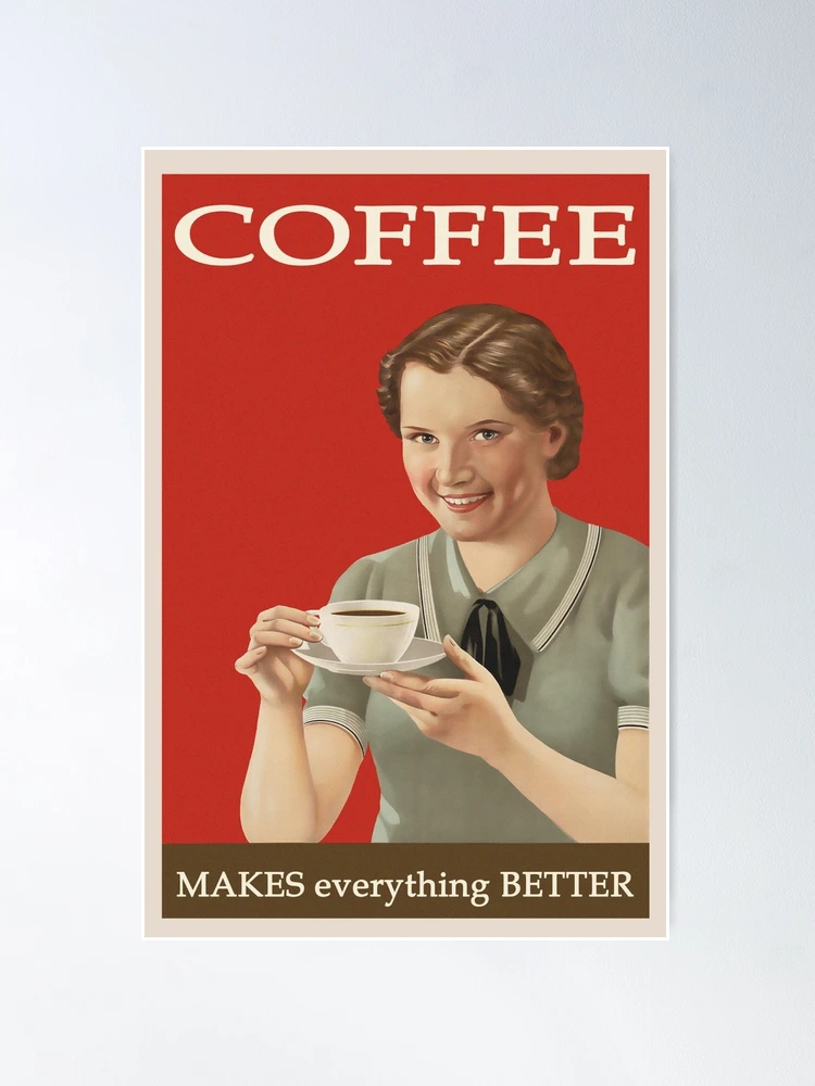 1928年￼当時￼物￼ アメリカコーヒーブランド「MJB Coffee」ポスター 1928年￼当時￼物￼ アメリカコーヒーブランド「MJB Coffee」ポスター