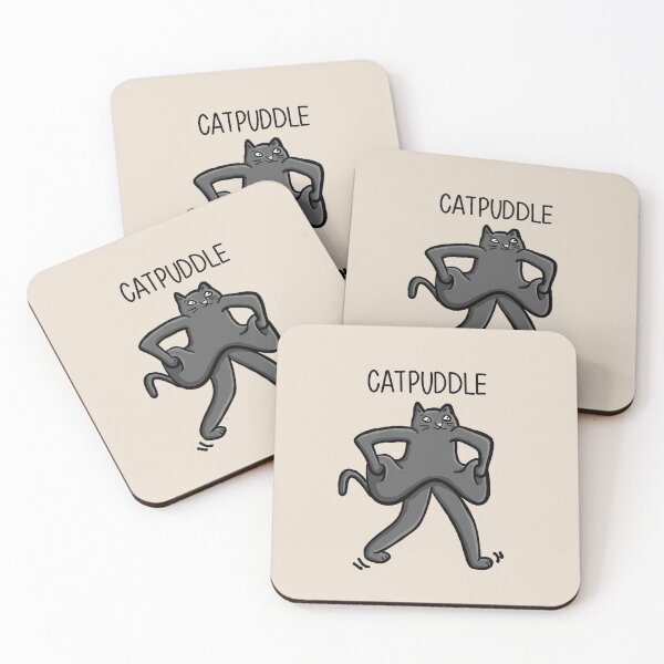 Item preview, Standing CATPUDDLE Funny cat as a puddle Digital Illustration designed and sold by AlmightyClaire.