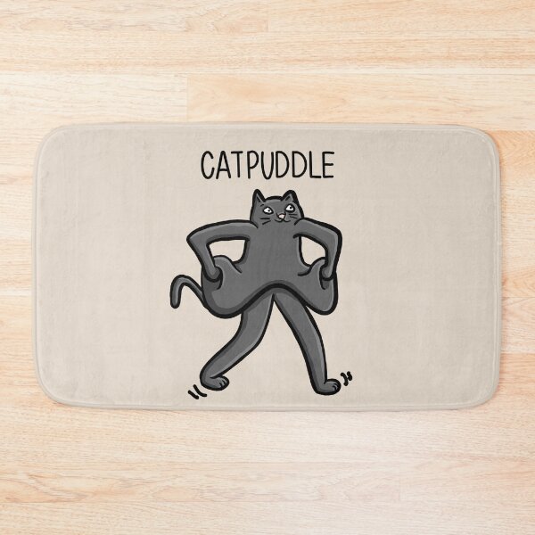 Item preview, Standing CATPUDDLE Funny cat as a puddle Digital Illustration designed and sold by AlmightyClaire.