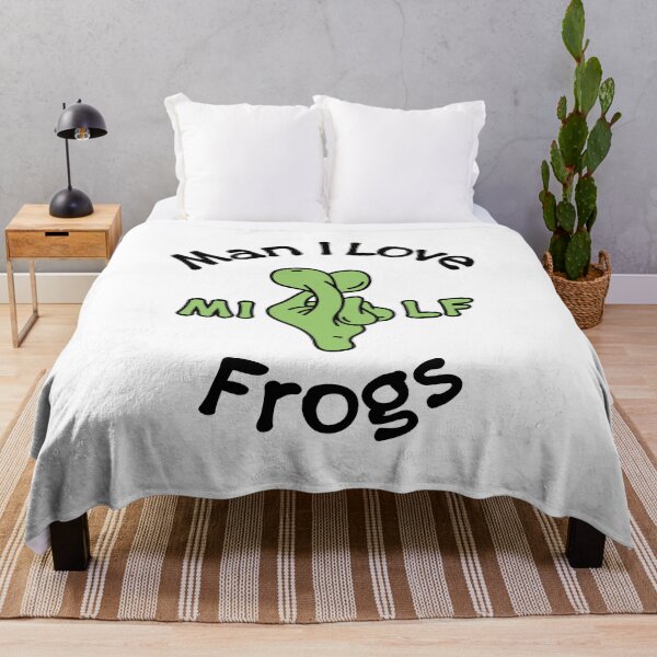 Item preview, Man I Love Frogs Cute Frogs Love Frogs Saranghae Hand designed and sold by Howpot.
