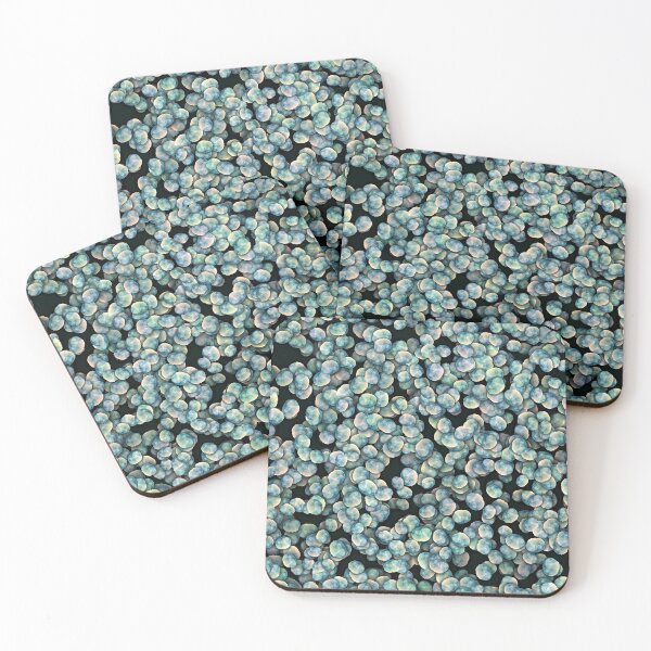 Item preview, Original blue pebbles watercolor blue pattern design designed and sold by ArtlenkaLenica.