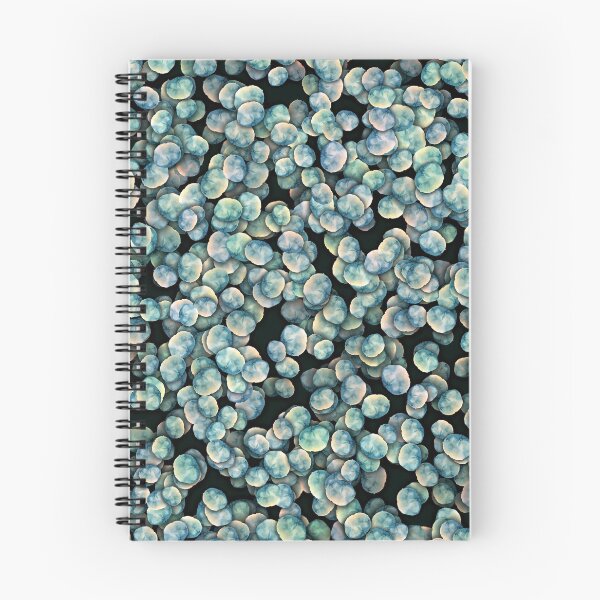 Item preview, Original blue pebbles watercolor blue pattern design designed and sold by ArtlenkaLenica.
