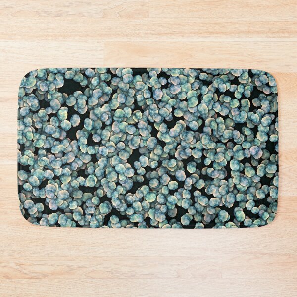 Item preview, Original blue pebbles watercolor blue pattern design designed and sold by ArtlenkaLenica.