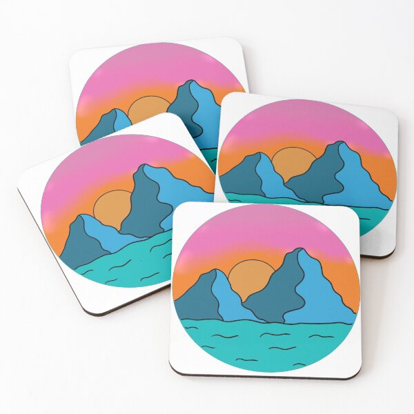 Item preview, mountain sunset designed and sold by itsgunna.