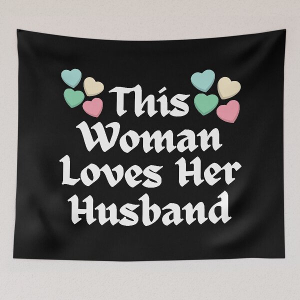 Item preview, Wordplay meme, This Woman Loves her Husband #1 designed and sold by Hypnotees.
