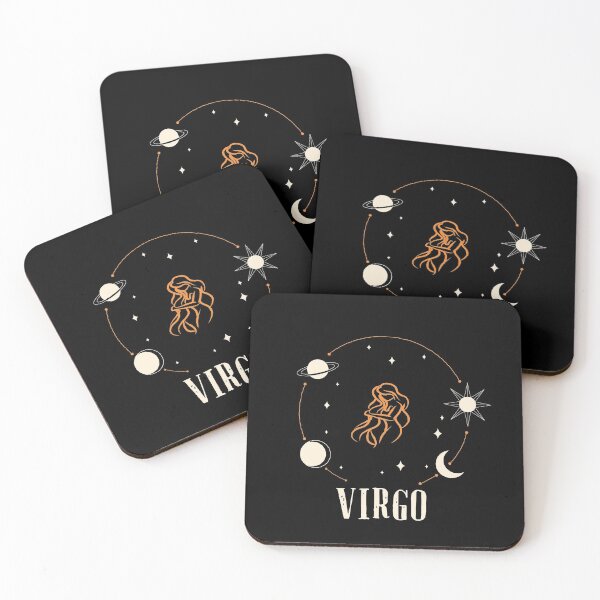 Item preview, Virgo Zodiac sign, Galaxy Celestial Stars And Moons  designed and sold by AstroShop1.