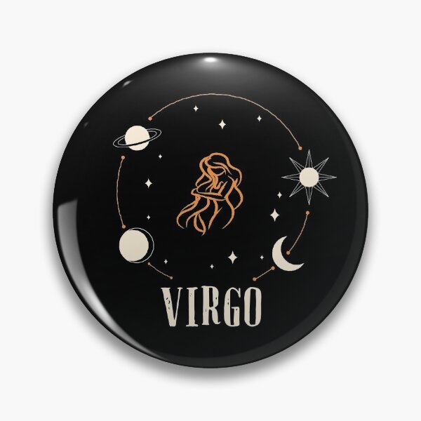 Item preview, Virgo Zodiac sign, Galaxy Celestial Stars And Moons  designed and sold by AstroShop1.