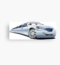 Cartoon Limo Canvas Print