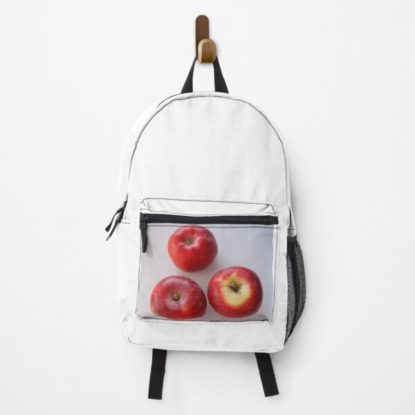 Item preview, three red apples on a white background designed and sold by Olga Kydryavskaya.