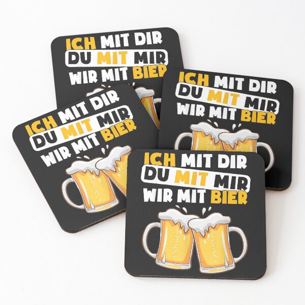 Item preview, Ich mit dir du mit mir wir mit Bier - Flirten Biersprüche designed and sold by Borhala23234.