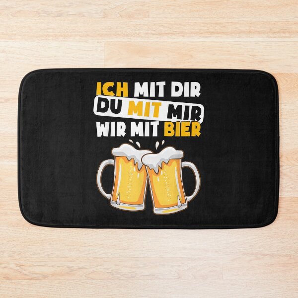 Item preview, Ich mit dir du mit mir wir mit Bier - Flirten Biersprüche designed and sold by Borhala23234.
