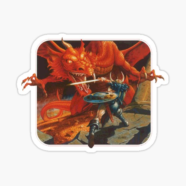 Item preview, Dungeons & Dragons Basic set art isolated designed and sold by DorksnDinguses.