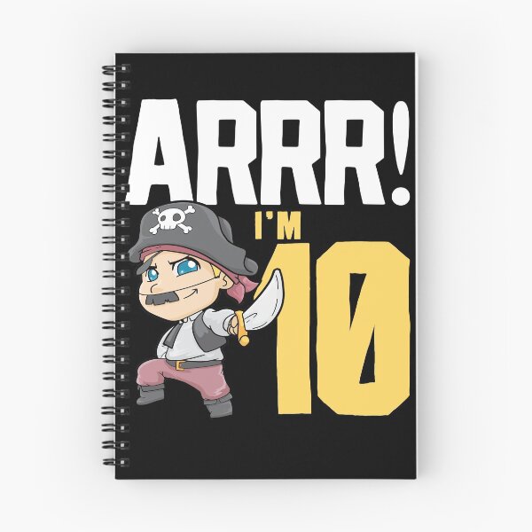 Item preview, 10th Birthday Pirate Ten Years Old designed and sold by CreativeGiftShp.