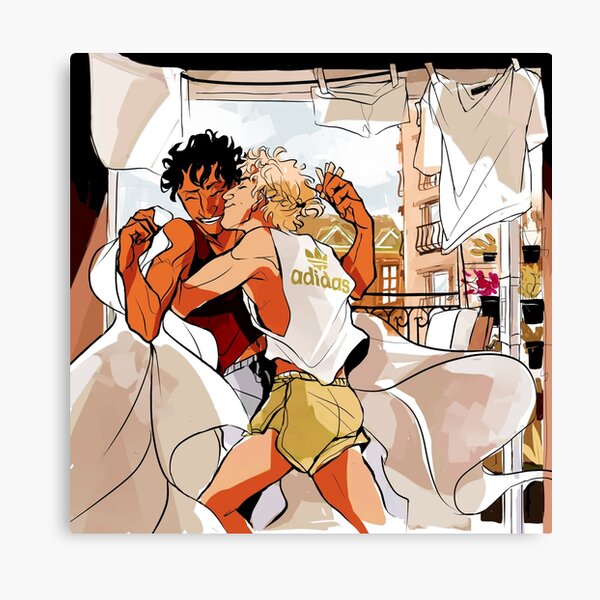 Achilles Patroclus Laundry Day Canvas Print By Niarchery Redbubble