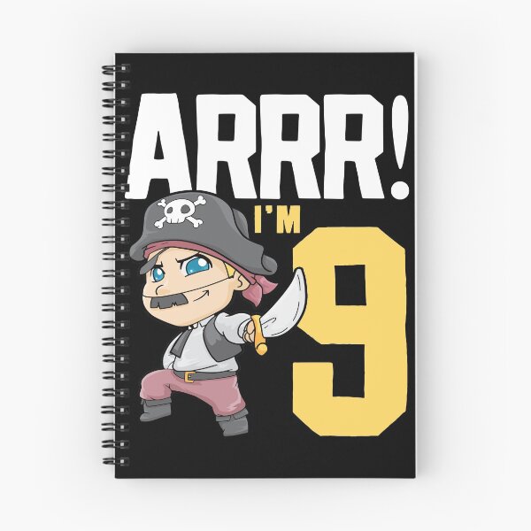 Item preview, 9th Birthday Pirate Nine Years Old designed and sold by CreativeGiftShp.
