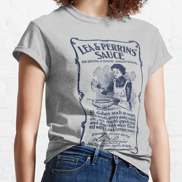 Lea and Perrins Sauce Vintage Label 1 (Navy) Classic T-Shirt
