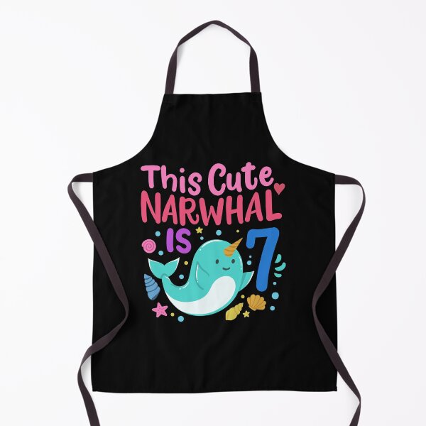 Item preview, 7th Birthday Narwhal Seven Years Old designed and sold by CreativeGiftShp.