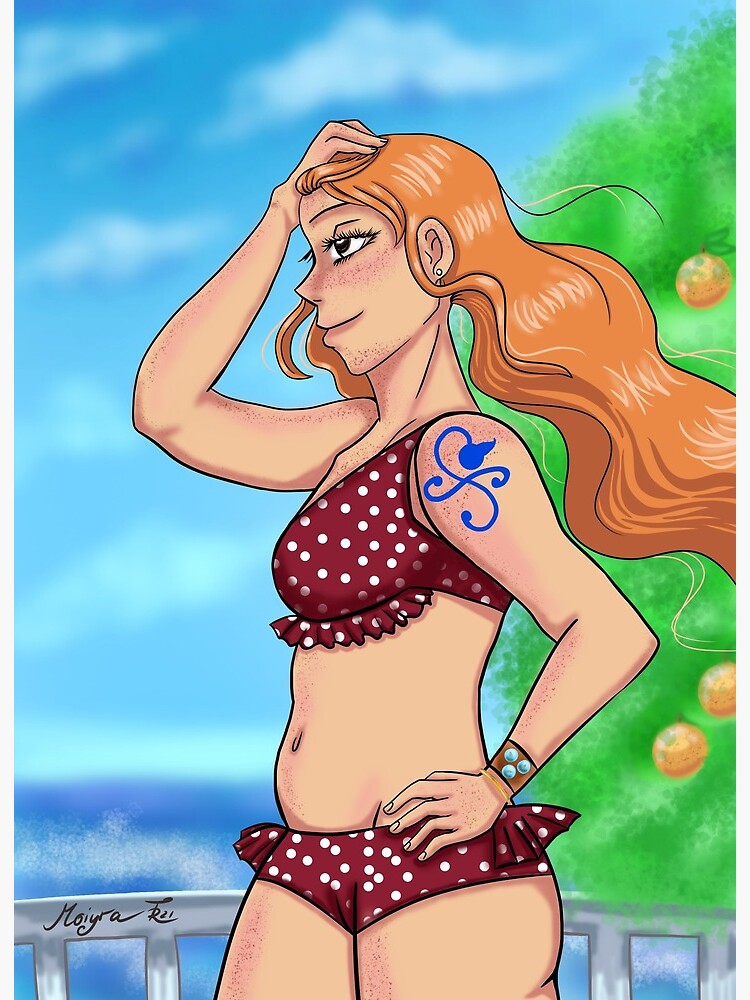 Nami at The Beach (My fanart) : r/OnePiece