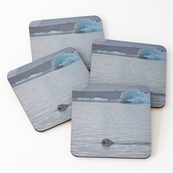Item preview, A seal swimming in Jökulsárlón designed and sold by elisainiceland.