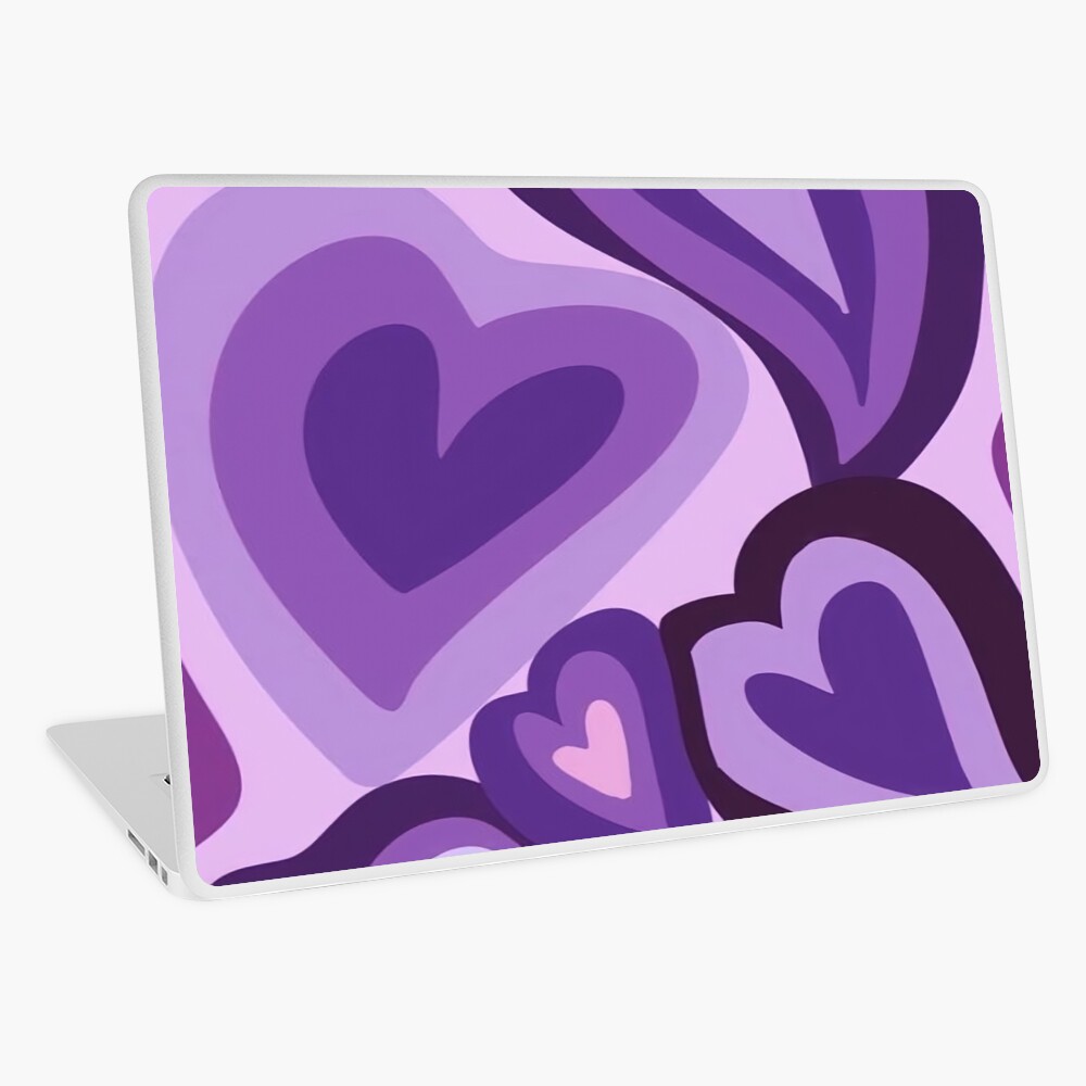 y2k sage purple heart trance print Spiral Notebook for Sale by  stickersbyro ☆