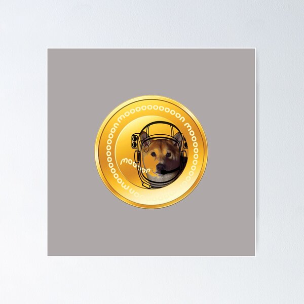 Artikel-Vorschau von  Mond Dogecoin, designt und verkauft von zupperman.