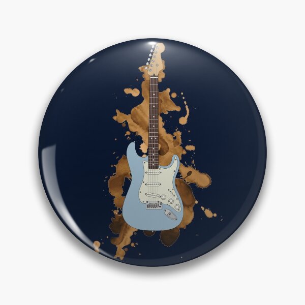Item preview, S-Style Electric Guitar Sonic Blue Color designed and sold by nightsworthy.
