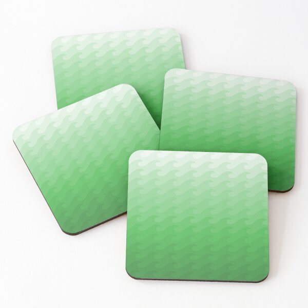 Item preview, Sea Pattern Green Pastel Waves designed and sold by EmilLozev.