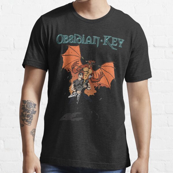 Obsidian Key - Sly Dragon and Sonic V - Progressive Rock Metal - Hand drawn Essential T-Shirt