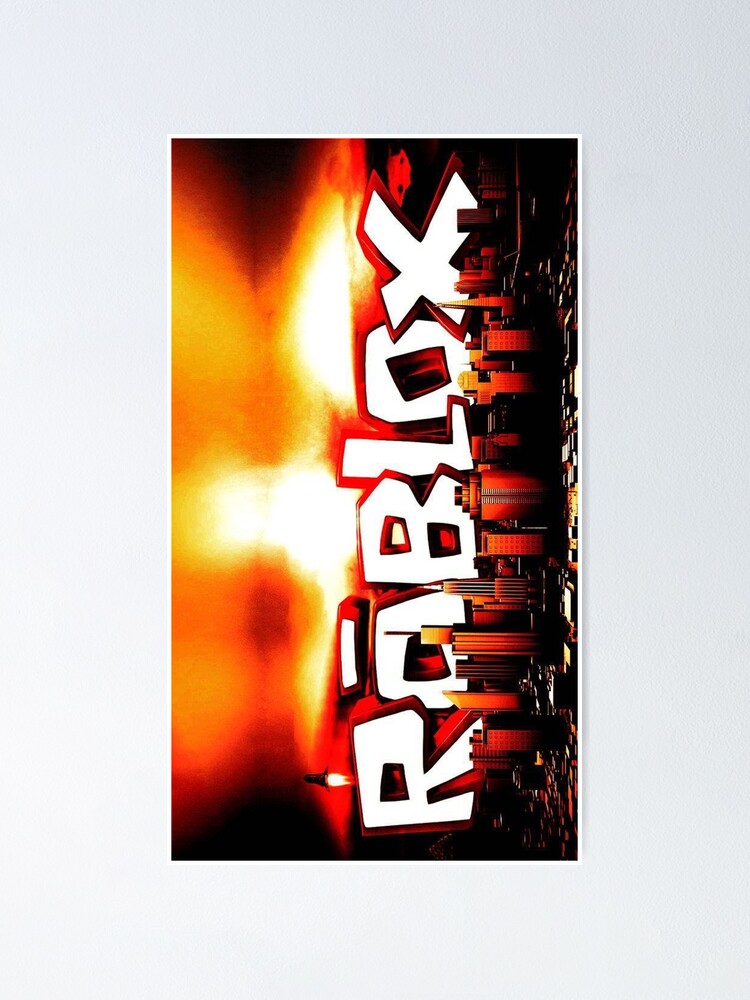 "roblox logo" Poster by Roderihowell | Redbubble