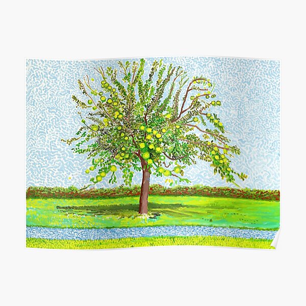Apfelbaum von David Hockney Poster
