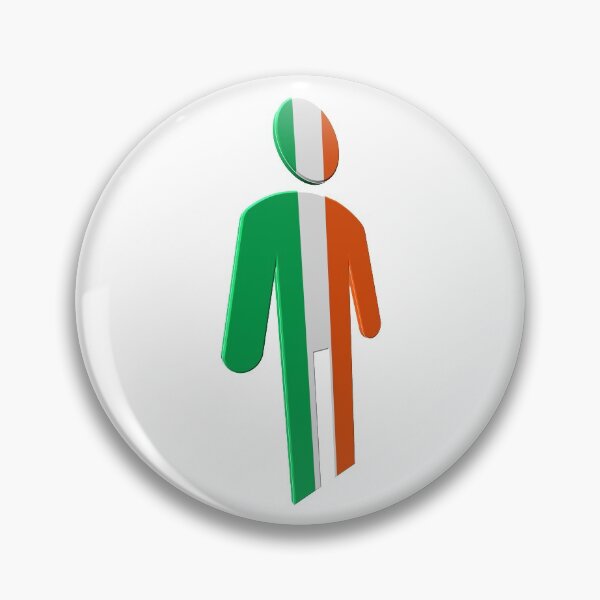 Item preview, Ireland Flag Figure 3D On White designed and sold by Boakes-Digital.